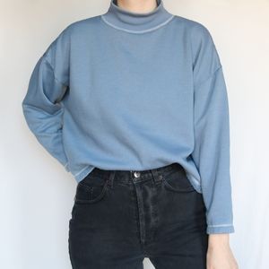 Vintage | Dashers Mock Neck Cropped Sweatshirt